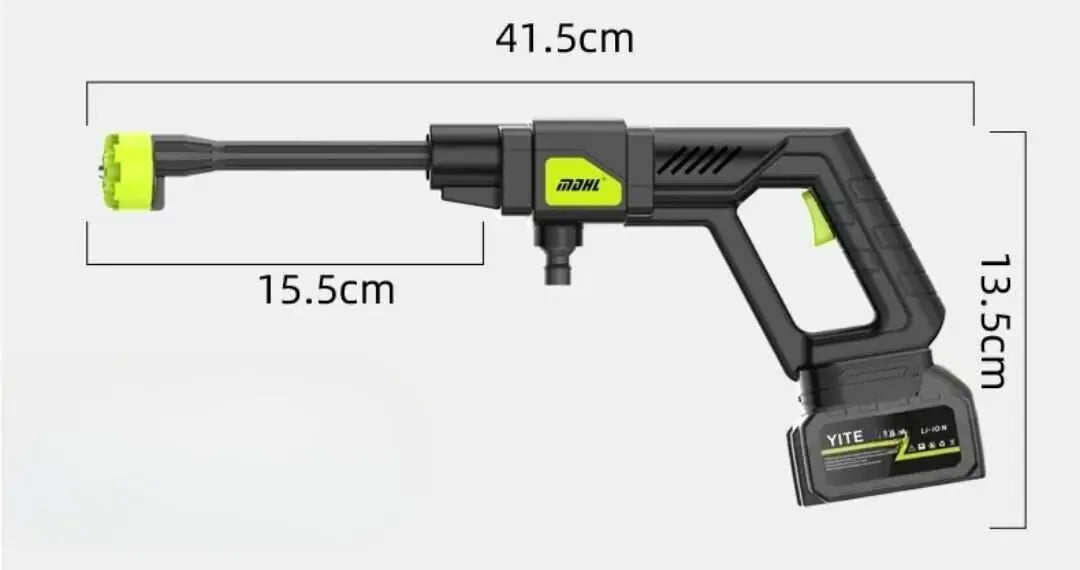 Pistolet de Lavage Haute Pression Sans Fil MDHL - La Révolution du Nettoyage !