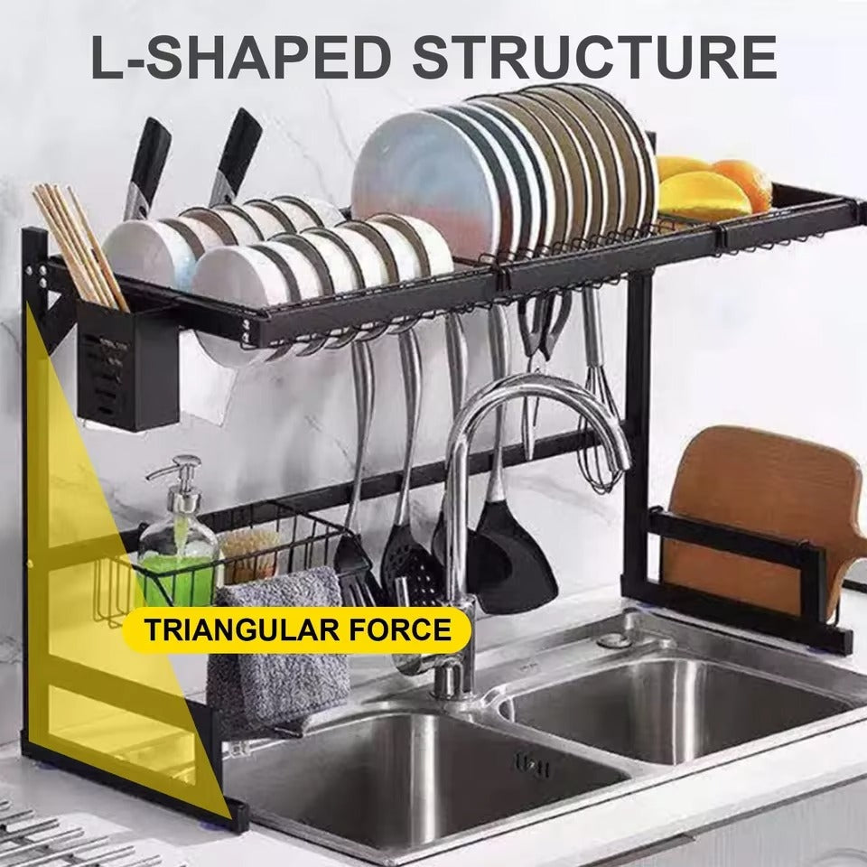 Égouttoir à vaisselle rétractable