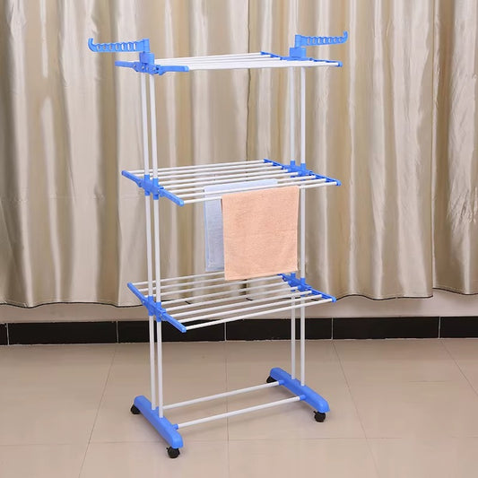 Porte-serviettes à 3 niveaux pour sécher les vêtements