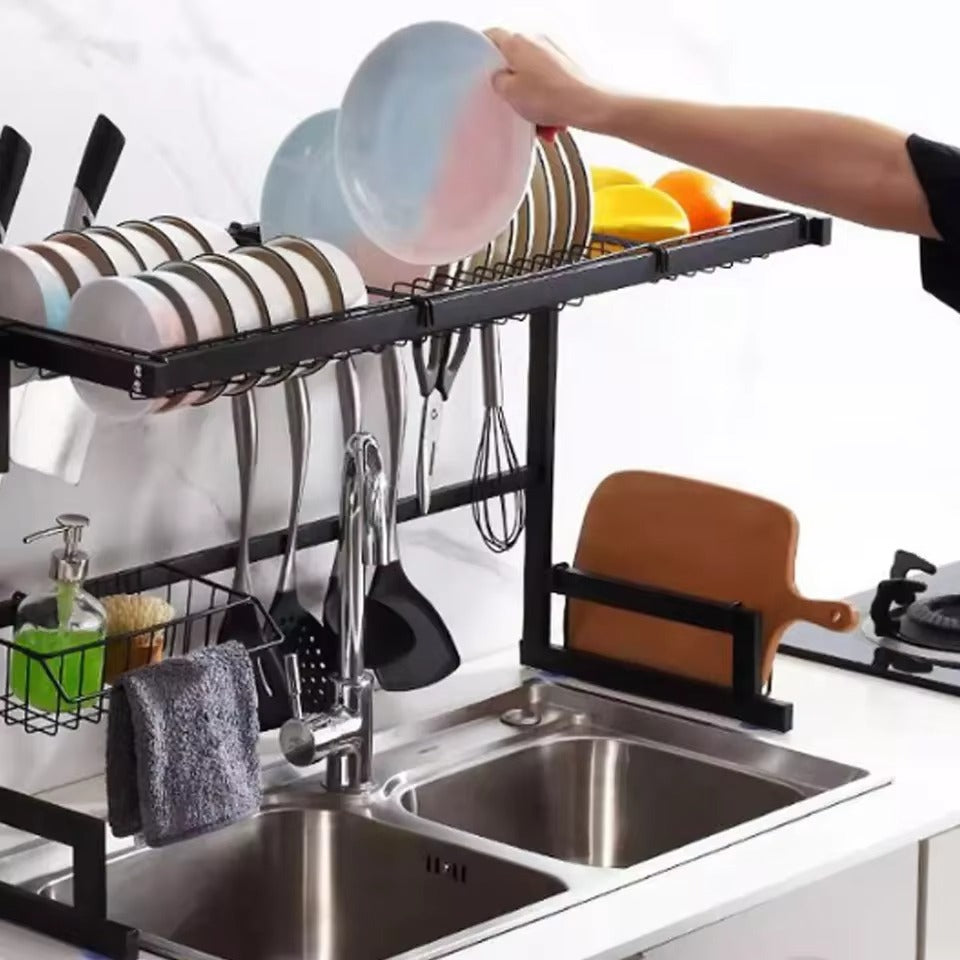 Égouttoir à vaisselle rétractable