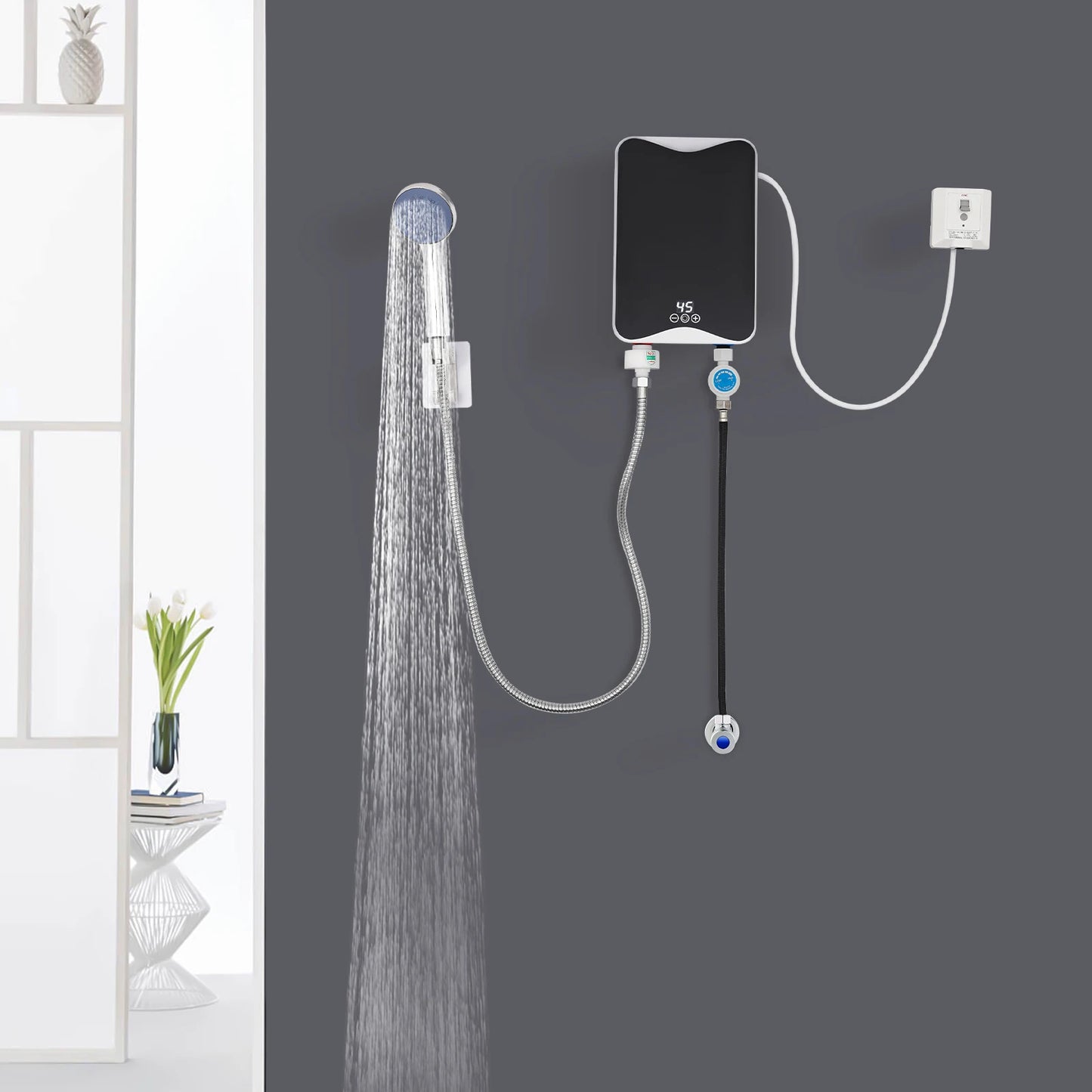 Chauffe-eau Instantané : L'Eau Chaude à la Demande avec écran LCD tactile