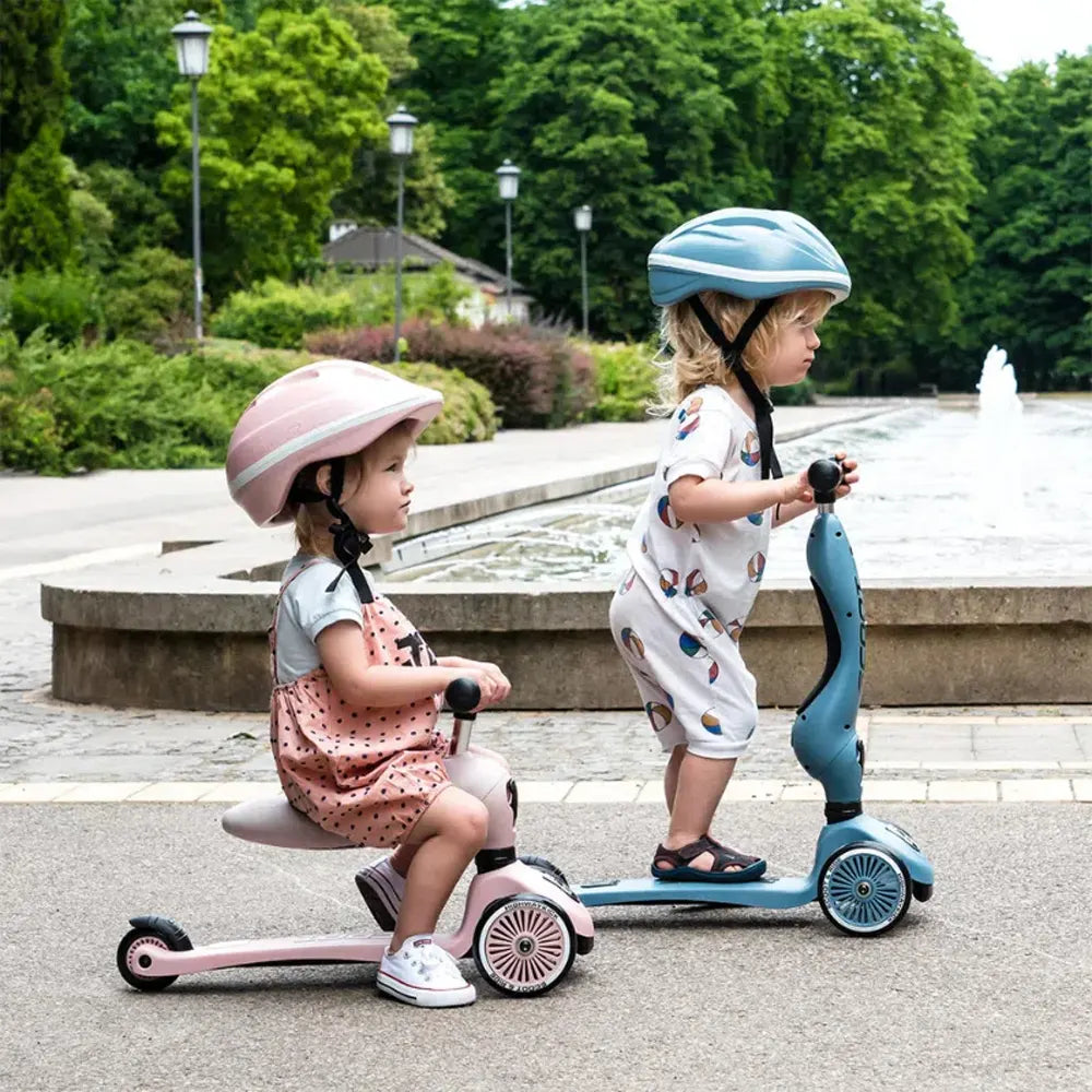 Trottinette convertible pour enfants (2 en 1 - Trottinette + Mini Vélo)