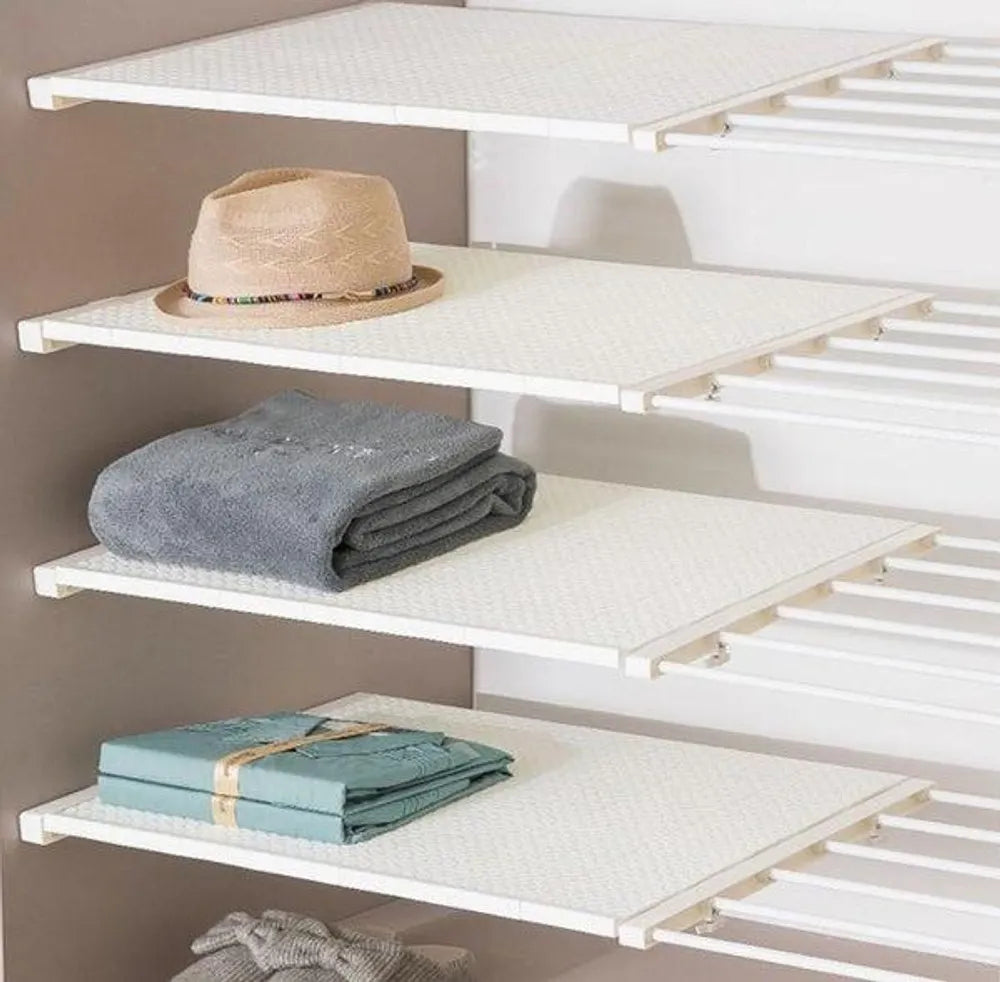 Support étagère ajustable pour placards sans Perçage