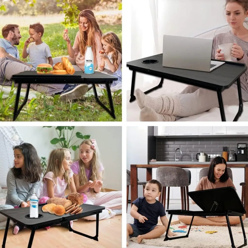 Bureau pour Ordinateur Portable Polyvalent et Ergonomique