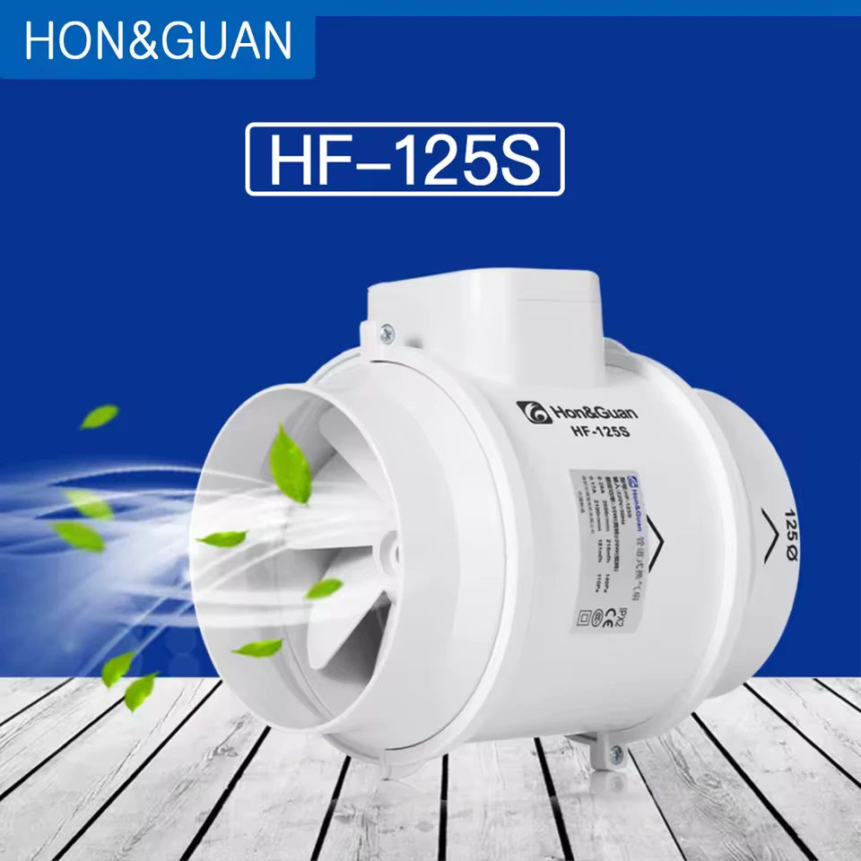 Extracteur d'Air HF-125S : Puissant & Silencieux