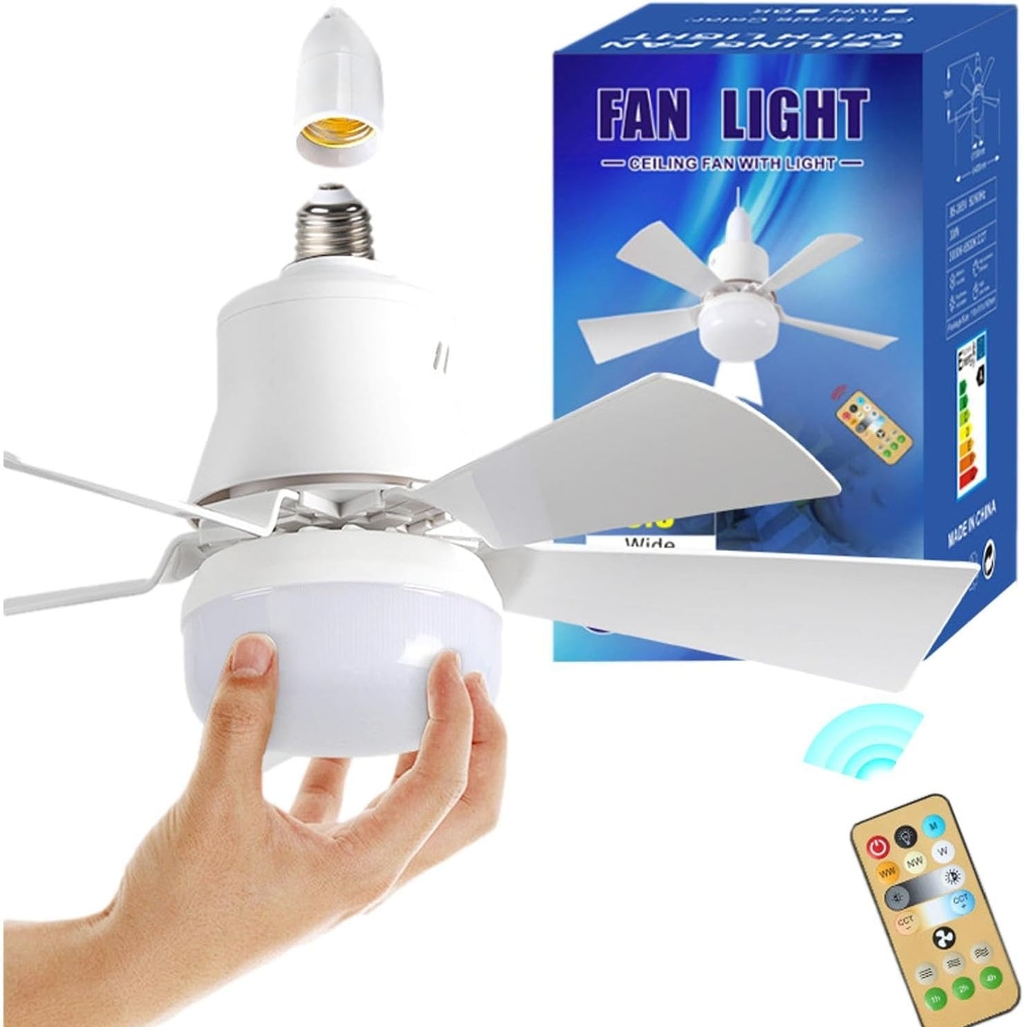 CoolLight Pro™ – Ventilateur LED 2-en-1