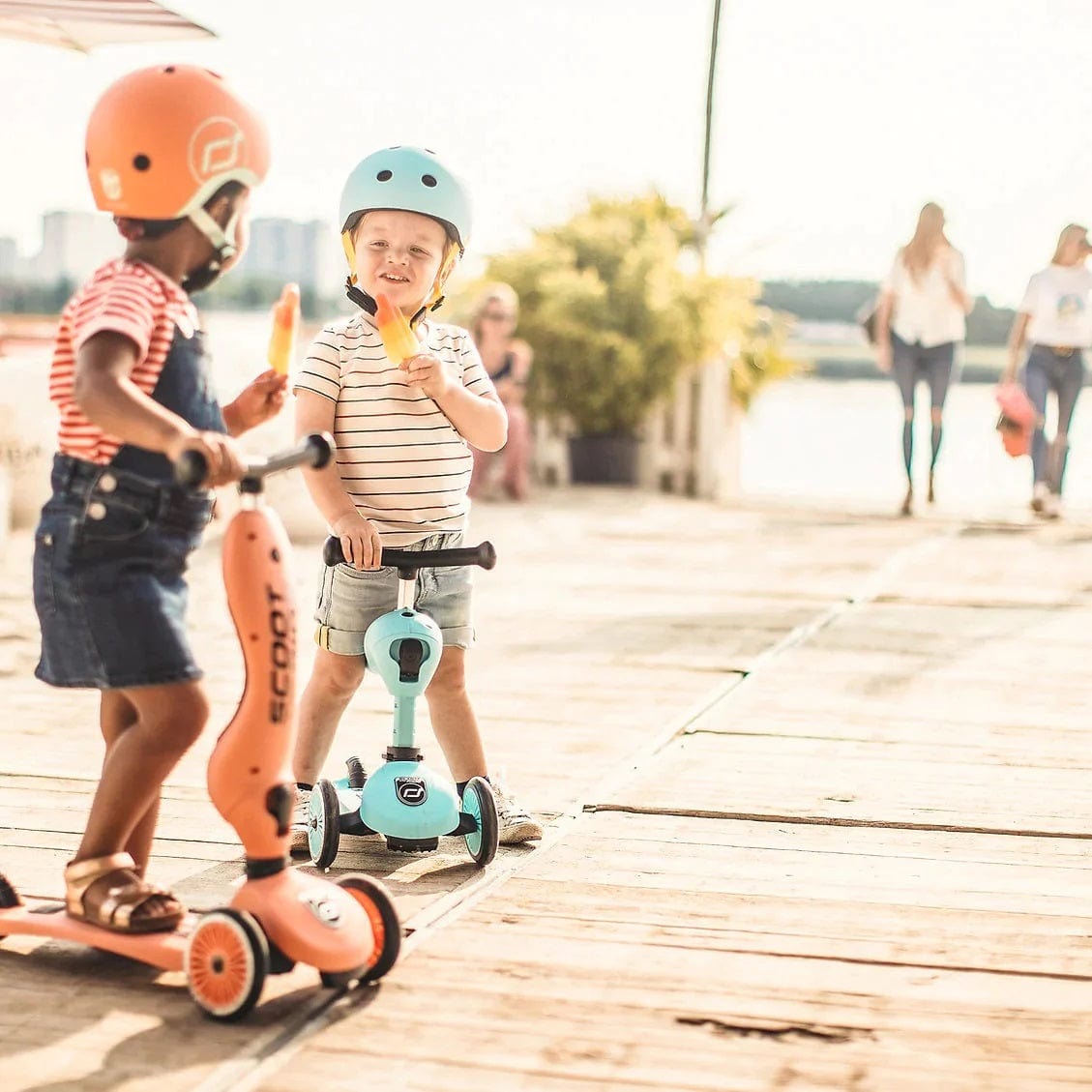 Trottinette convertible pour enfants (2 en 1 - Trottinette + Mini Vélo)