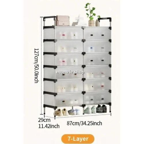 Organisateur de Chaussures Double Colonne