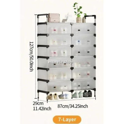 Organisateur de Chaussures Double Colonne