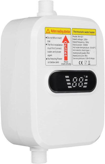 DARINNOVA™ – Chauffe-Eau Instantané 3500W | Eau Chaude en 3 Secondes !