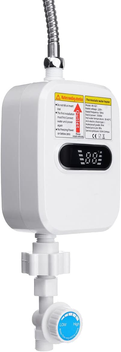 DARINNOVA™ – Chauffe-Eau Instantané 3500W | Eau Chaude en 3 Secondes !