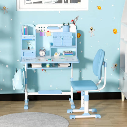 Ensemble Bureau & Chaise Ergonomique pour Enfants