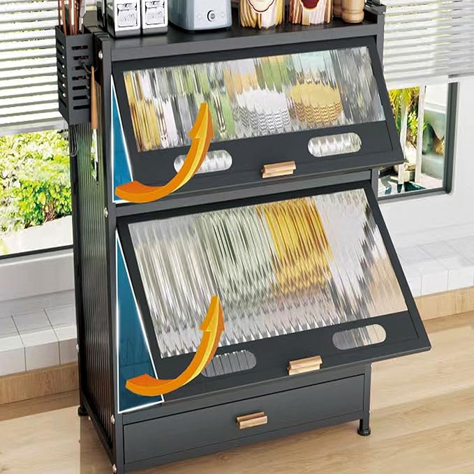 Dites adieu au désordre dans la cuisine – un égouttoir fermé résout tout