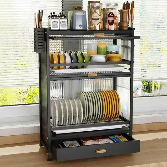 Dites adieu au désordre dans la cuisine – un égouttoir fermé résout tout