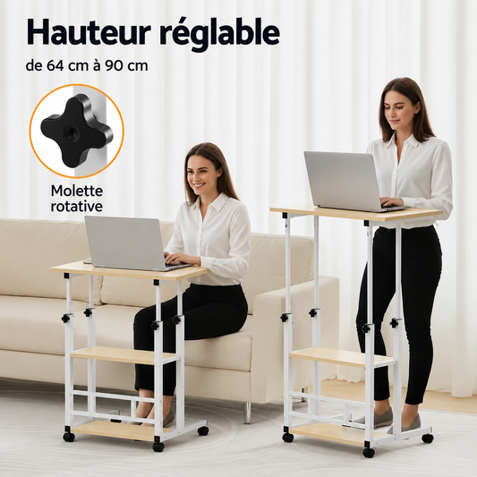 Bureau Mobile Multifonction 3 en 1