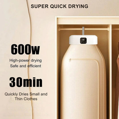 Sèche-linge électrique portable - Séchage à air chaud des vêtements