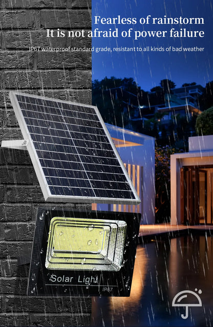 Projecteur Solaire LED avec Télécommande – Puissance et Économie d’Énergie | Darinnova