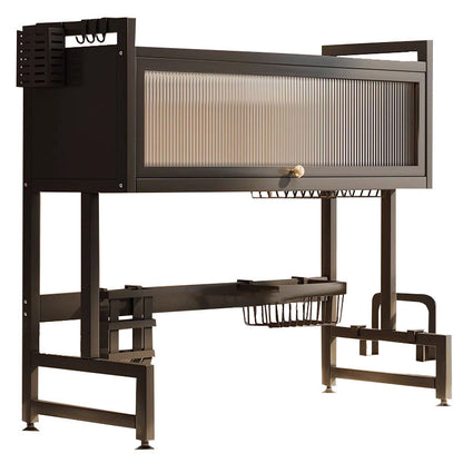 Égouttoir à Vaisselle au-Dessus de l'évier en Acier Inoxydable (86cm)