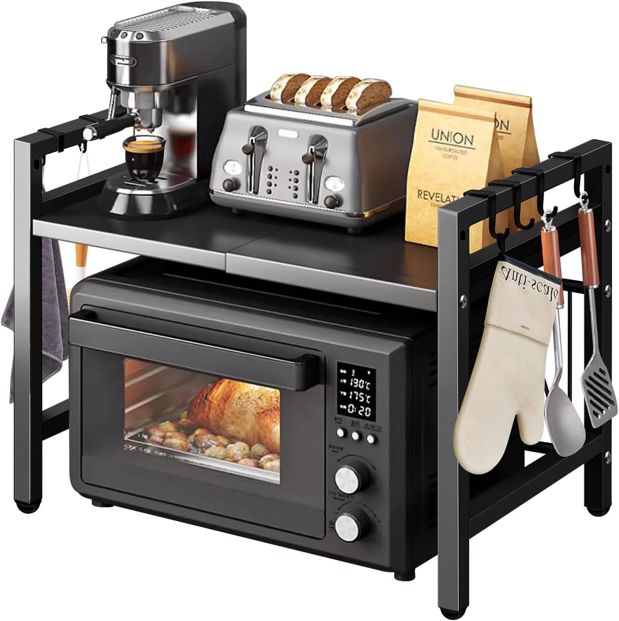 Étagère de cuisine extensible multifonction