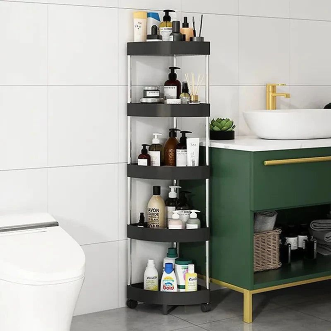 Étagère d'angle de rangement – la solution idéale pour organiser la salle de bain et la cuisine