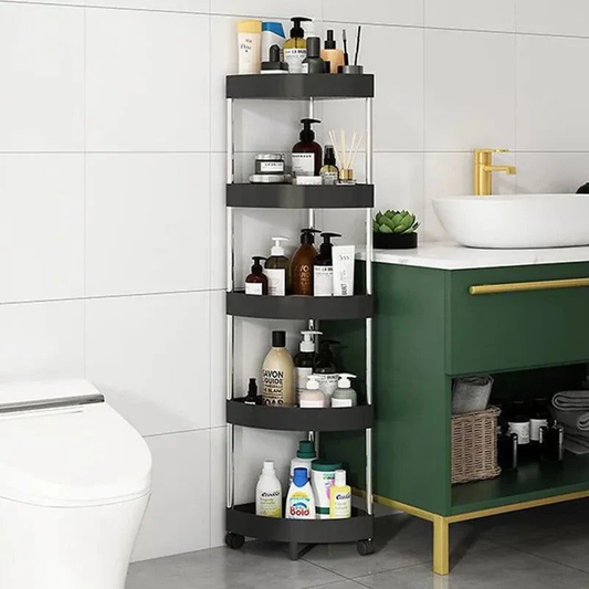 Étagère d'angle de rangement – la solution idéale pour organiser la salle de bain et la cuisine