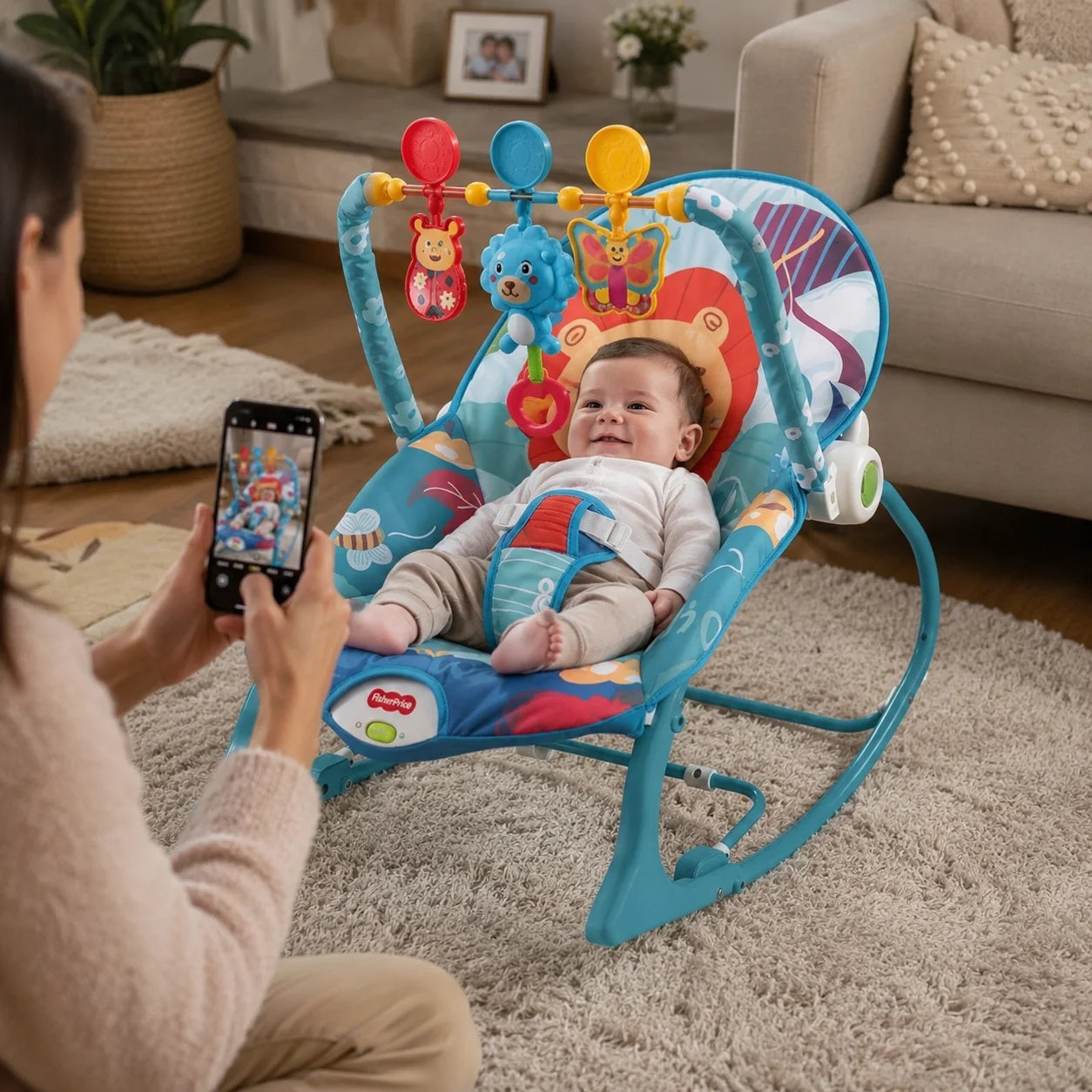 Transat a bascule Relax Évolutif  3 en 1 pour Bébé – Confort, Jeu & Repos