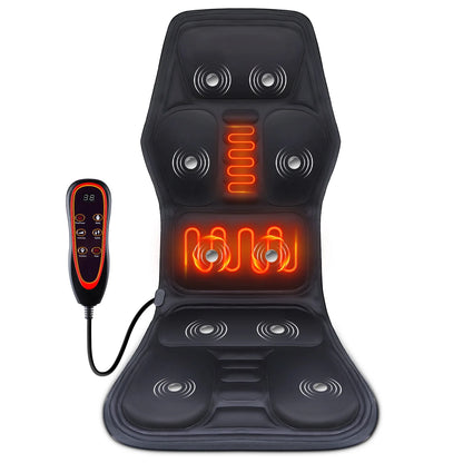 Fauteuil de massage chauffant électrique pour voiture, chaise de bureau