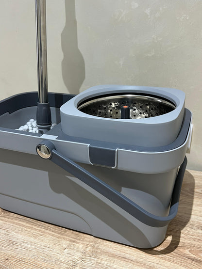 Spin Mop 360° Intelligent – Nettoyez sans effort, sans toucher la saleté et avec élégance