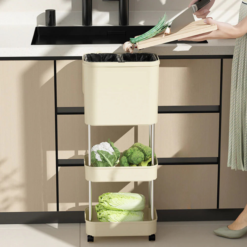 Chariot de rangement à séparation multicouche