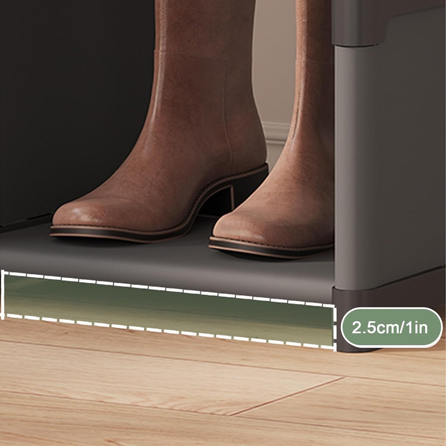 Meuble de rangement portable pour chaussures, étagère à chaussures à 7 niveaux avec grande capacité,