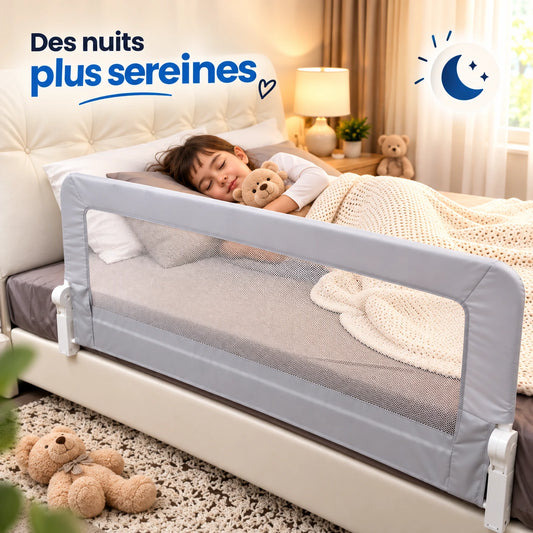 Barrière de Lit pour Enfant – Protection Antichute