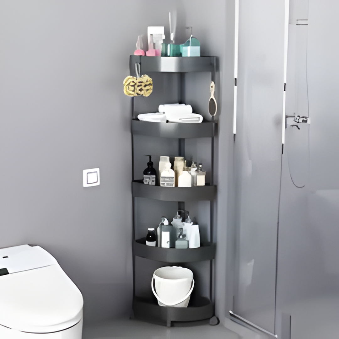 Étagère d'angle de rangement – la solution idéale pour organiser la salle de bain et la cuisine