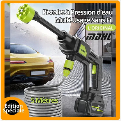 Pistolet de Lavage Haute Pression Sans Fil MDHL - La Révolution du Nettoyage !