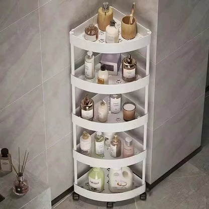 Étagère d'angle de rangement – la solution idéale pour organiser la salle de bain et la cuisine