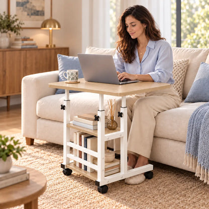 Bureau Mobile Réglable 4-en-1 pour travaillez confortablement