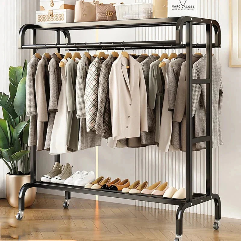 Portant Dressing Mobile 4-en-1 – Vêtements, Chaussures & Accessoires