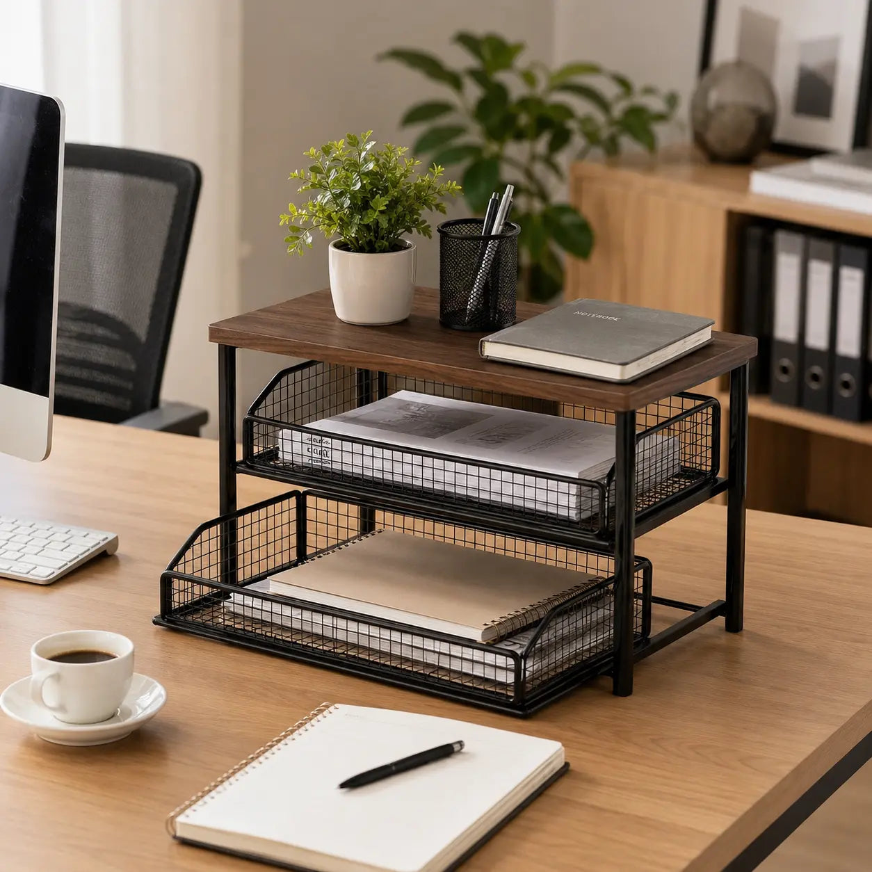 L'Étagère des documents et accessoires de bureau - L'Étagère Qui Double Votre Espace