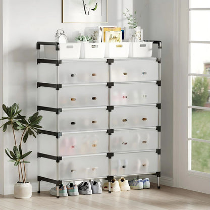 Organisateur de Chaussures Double Colonne