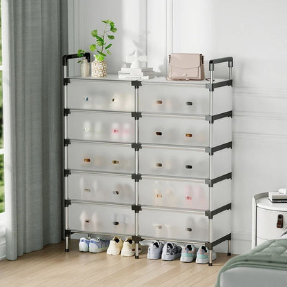 Organisateur de Chaussures Double Colonne