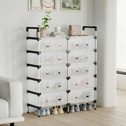 Organisateur de Chaussures Double Colonne