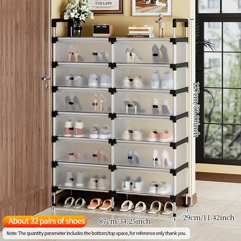 Organisateur de Chaussures Double Colonne