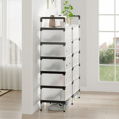 Organisateur de Chaussures Double Colonne
