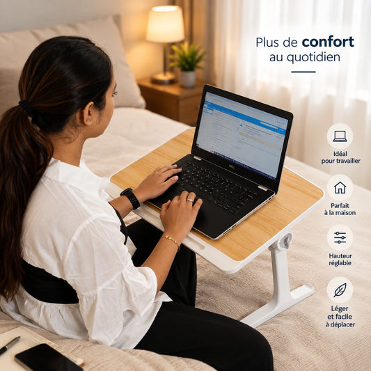 Table de Lit pour Ordinateur - Comfort Desk